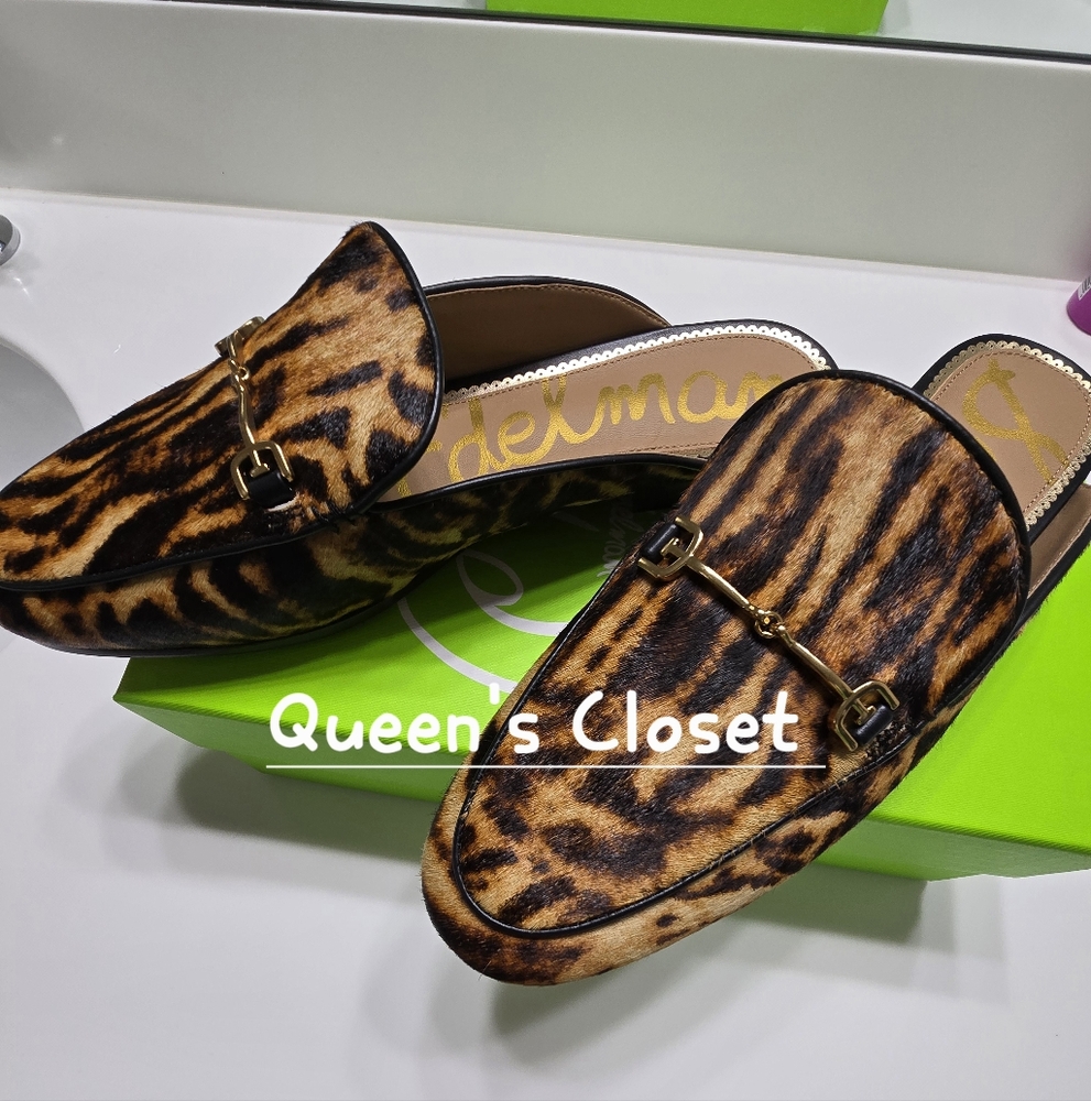 Sam Edelman| Leopard Print Linnie Mules💥BRAND NEW